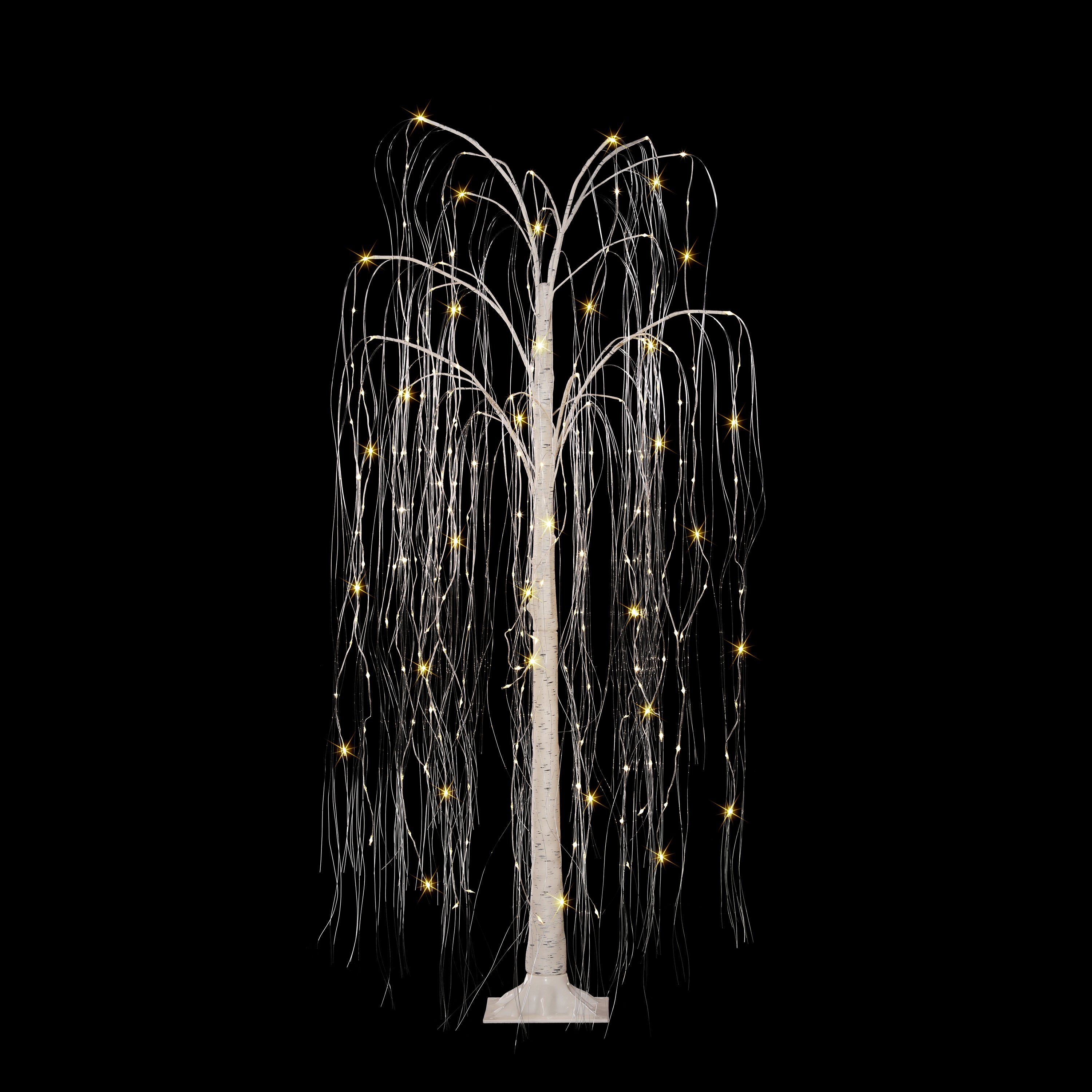 5ft Pre-Lit Outdoor Willow Tree